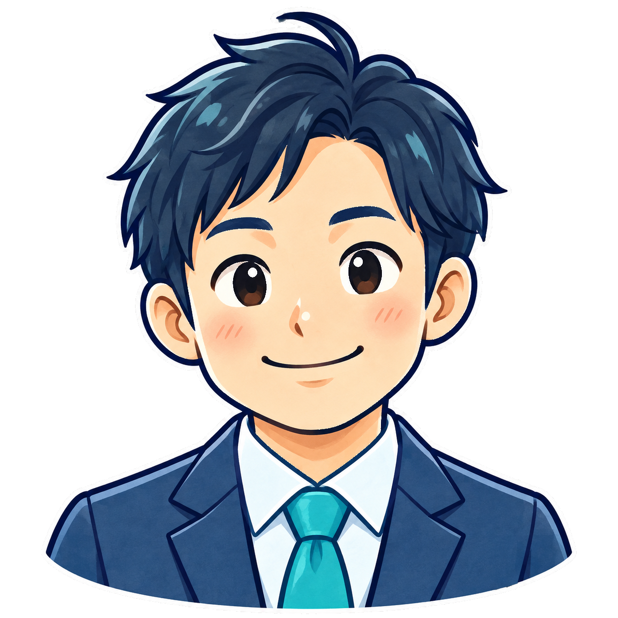 30代会社員のイラスト