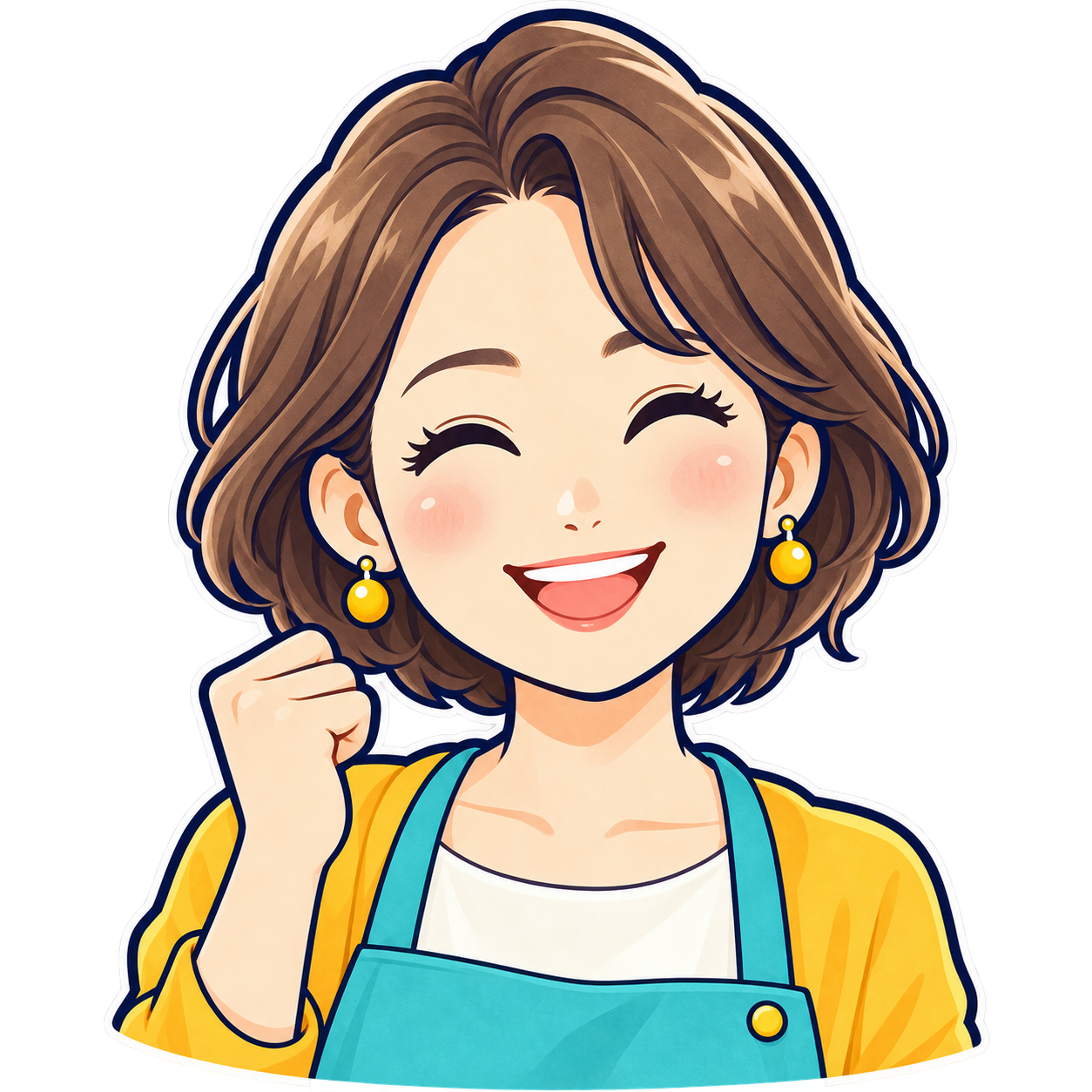 40代自営業のイラスト